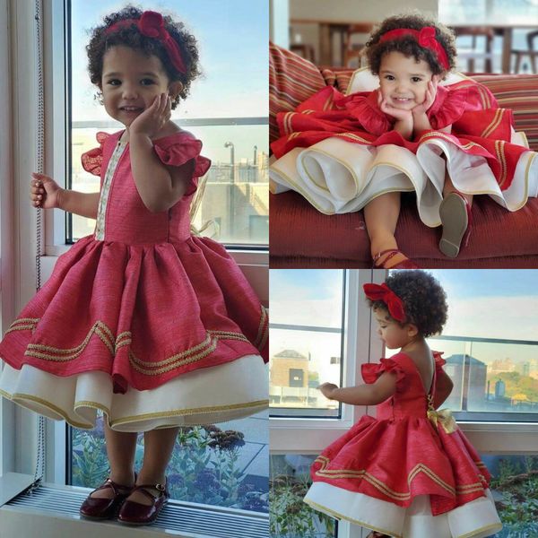 lovely 2020 flower girls dresses for wedding red satin lace kids formal wear jewel tea length ruffles girl pegeant dress, White;blue
lovely 2020 flower girls dresses for wedding red satin lace kids formal wear jewel tea length ruffles girl pegeant dress, White;blue