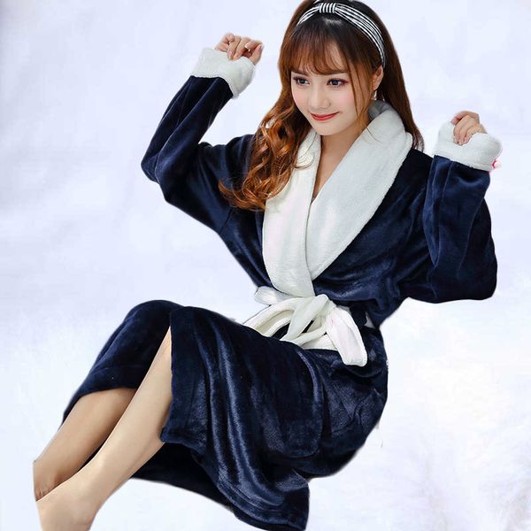 winter women's nightgown flannel large lapel cardigan thickened long sleeves keep warm long style women's nightgown bathrobe hom, Black;red
winter women's nightgown flannel large lapel cardigan thickened long sleeves keep warm long style women's nightgown bathrobe hom, Black;red
