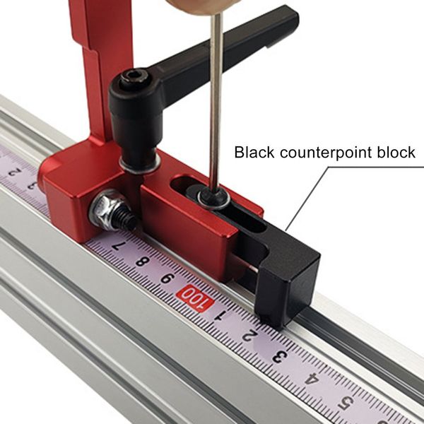 miter gauge 75mm height aluminium profile 75mm height t-tracks ser wood working tool miter gauge table saw
miter gauge 75mm height aluminium profile 75mm height t-tracks ser wood working tool miter gauge table saw