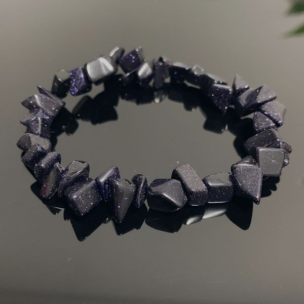 reiki healing stone strand bracelets wristband raw mineral blue goldstone chips stone beads meditation jewelry quartz bracelets, Black
reiki healing stone strand bracelets wristband raw mineral blue goldstone chips stone beads meditation jewelry quartz bracelets, Black