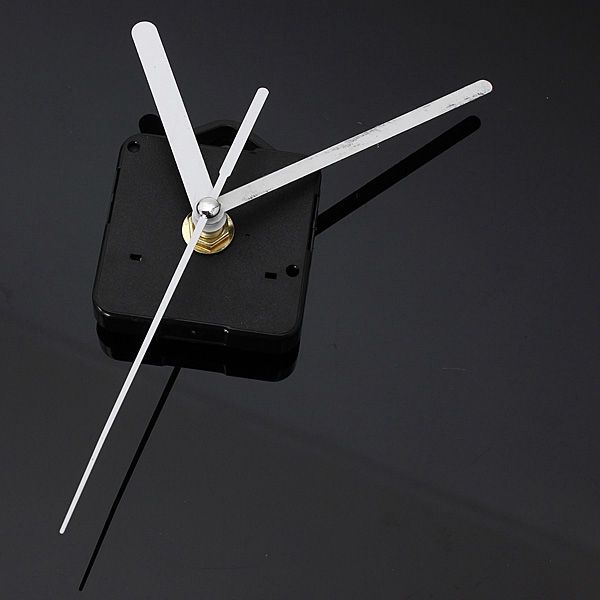 new white hands diy quartz clock black wall movement mechanism repair parts silent
new white hands diy quartz clock black wall movement mechanism repair parts silent
