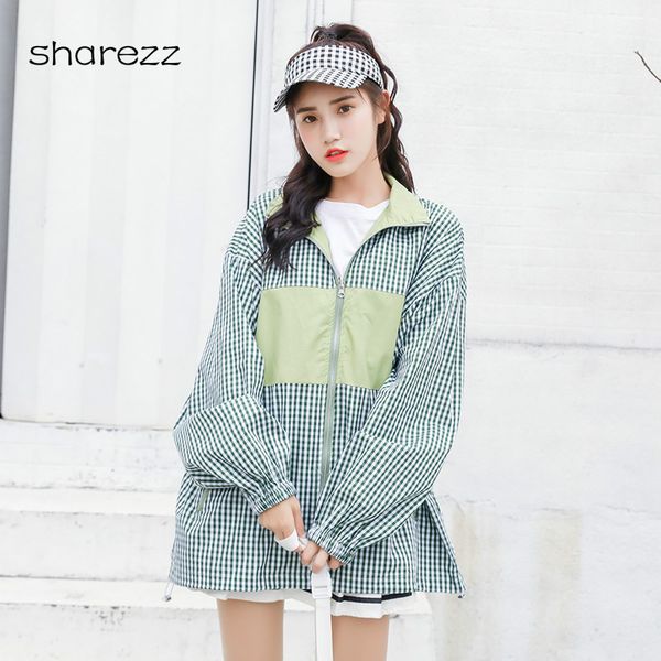 casual plaid drawstring outerwear spring long sleeve coat zipper jacket women streetwear thin sweatshirts coat, Black;brown
casual plaid drawstring outerwear spring long sleeve coat zipper jacket women streetwear thin sweatshirts coat, Black;brown