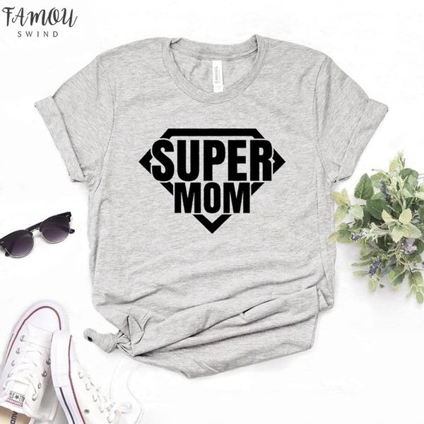 super mom print women tshirt cotton casual funny t shirt gift for yong girl tee 6 color drop ship 973, White
super mom print women tshirt cotton casual funny t shirt gift for yong girl tee 6 color drop ship 973, White