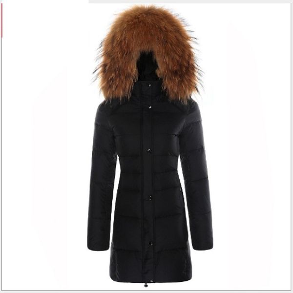 women down coat girl's medium winter jacket hooded racconl fur collar waterproof female hicken coats 2019 new black
women down coat girl's medium winter jacket hooded racconl fur collar waterproof female hicken coats 2019 new black