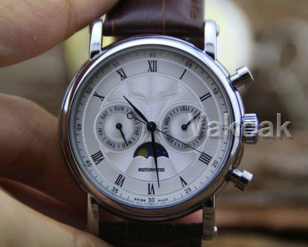 blackleather luxury fashion pp mechanical mens designer stainless steel automatic movement watch sports mens self-wind wristwatches, Slivery;brown
blackleather luxury fashion pp mechanical mens designer stainless steel automatic movement watch sports mens self-wind wristwatches, Slivery;brown