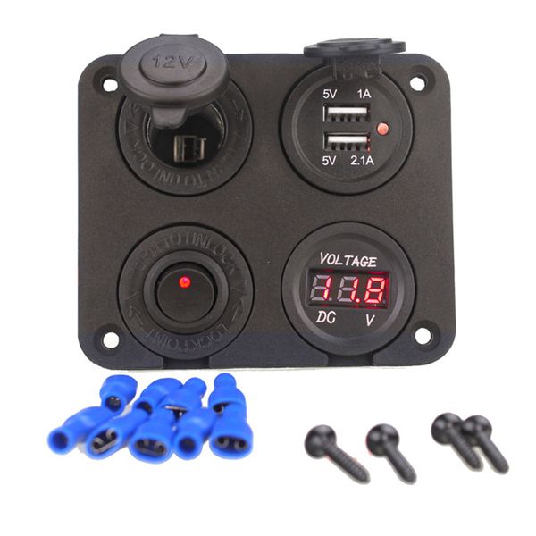 12v dual usb car cigarette lighter socket splitter auto car charger power adapter voltmeter panel accessories
12v dual usb car cigarette lighter socket splitter auto car charger power adapter voltmeter panel accessories