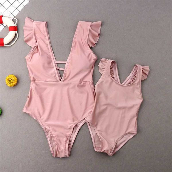 family matching swimwear new ruffle swimsuit mommy and me bikini swimwear women one piece swimsuit girls swimming suit beachwear, White;black
family matching swimwear new ruffle swimsuit mommy and me bikini swimwear women one piece swimsuit girls swimming suit beachwear, White;black