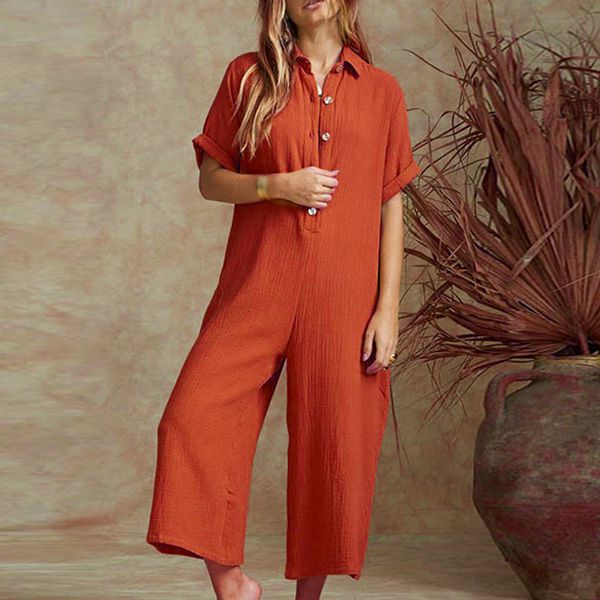 women's jumpsuit romper loose harem pants long trousers short sleeves summer hot, Black;white
women's jumpsuit romper loose harem pants long trousers short sleeves summer hot, Black;white