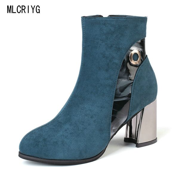 plus size 35-51 nice new ankle basic boots women autumn metal decoration shoes woman high heels mature female black blue boot
plus size 35-51 nice new ankle basic boots women autumn metal decoration shoes woman high heels mature female black blue boot