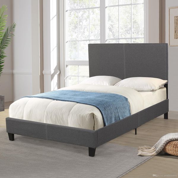 faux linen upholstered platform bed frame mattress foundation no boxspring needed wood slat support queen size
faux linen upholstered platform bed frame mattress foundation no boxspring needed wood slat support queen size