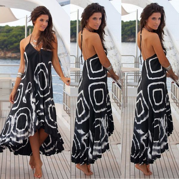 casual dresses women summer dress boho maxi long evening party beach sleeveless backless belted sundress, Black;gray
casual dresses women summer dress boho maxi long evening party beach sleeveless backless belted sundress, Black;gray