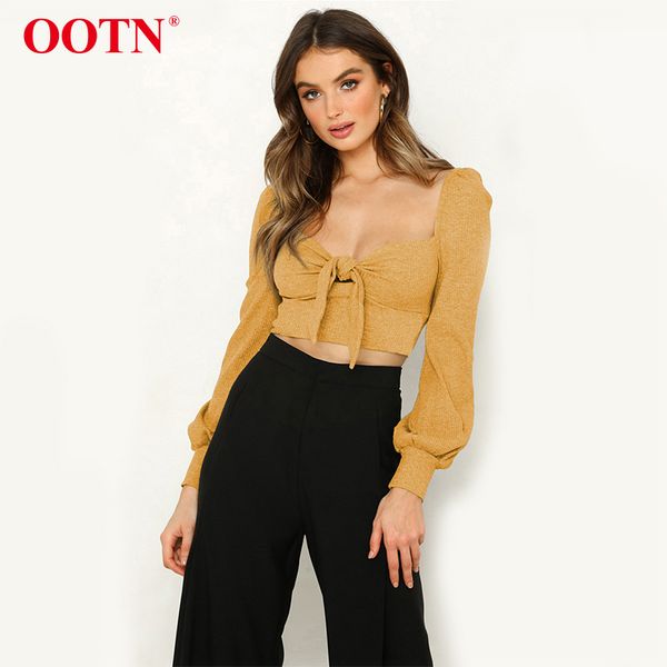 ootn square collar elegant women crop lantern sleeve low cut bowknot female pullover autumn fashion knitted blouse 2019, White;black
ootn square collar elegant women crop lantern sleeve low cut bowknot female pullover autumn fashion knitted blouse 2019, White;black