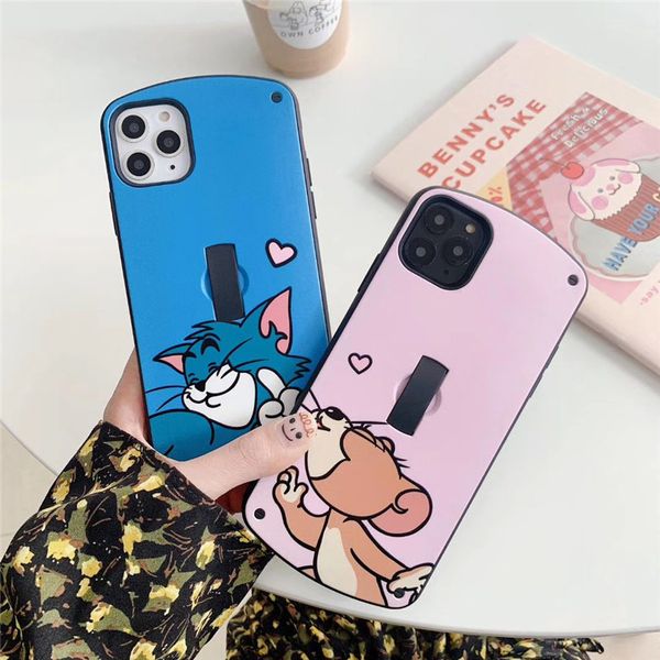 one piece luxury phone case for iphone 6s 7 8p xr 11promax fashion cat and mouse designer phone case back cover with kickstand
one piece luxury phone case for iphone 6s 7 8p xr 11promax fashion cat and mouse designer phone case back cover with kickstand