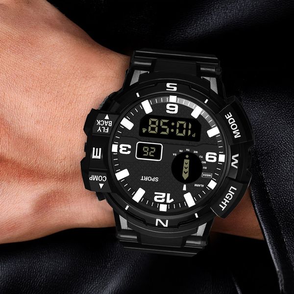 fashion luxury mens led digital display watches date outdoor sports electronic watch casual clock relogio masculino, Slivery;brown
fashion luxury mens led digital display watches date outdoor sports electronic watch casual clock relogio masculino, Slivery;brown