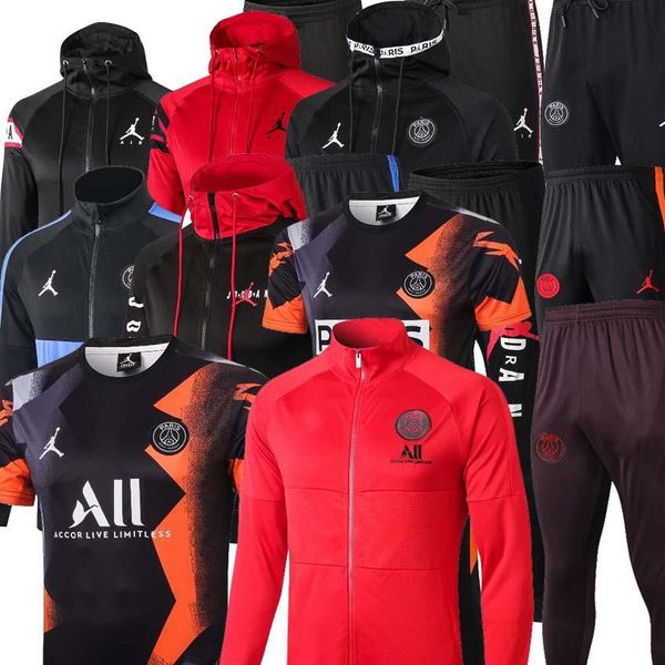 new psg tracksuit 2019 2020 psg pink cavani soccer jogging chandal mbappe 19 20 paris football training suit kit survetement, Black;blue
new psg tracksuit 2019 2020 psg pink cavani soccer jogging chandal mbappe 19 20 paris football training suit kit survetement, Black;blue