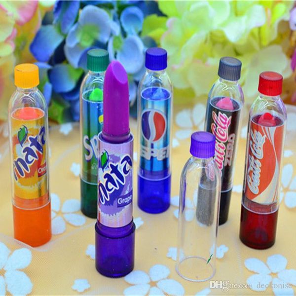 6pcs/lot Fashion Change Color Cola Lipstick sweet cute Moisturizer Faint scent Lip Balm Lipstick Brand Makeup Lip Smacker
6pcs/lot Fashion Change Color Cola Lipstick sweet cute Moisturizer Faint scent Lip Balm Lipstick Brand Makeup Lip Smacker