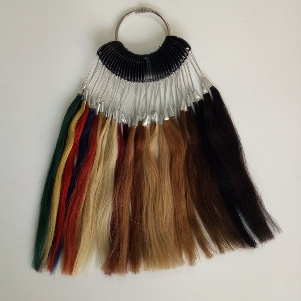 new human hair color ring for color references with 35 colors per set 
new human hair color ring for color references with 35 colors per set