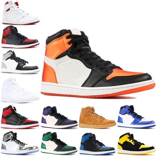 Designer shoes new 1 OG Toe Banned Game Satin-Shattered Royal Basketball Shoes Men 1s Top 3 Shattered Backboard Shadow Sneakers size 36-47
Designer shoes new 1 OG Toe Banned Game Satin-Shattered Royal Basketball Shoes Men 1s Top 3 Shattered Backboard Shadow Sneakers size 36-47
