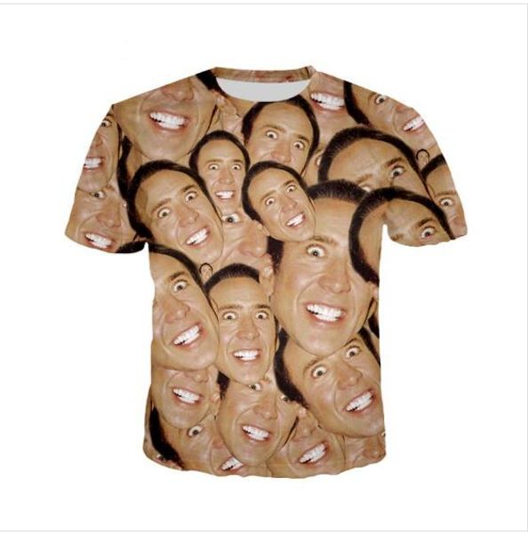 новая мода мужская / женщины известный актер николас t-shirt летний стиль смешные унисекс 3d печати случайные футболки топы plus размер aa02, White;black
новая мода мужская / женщины известный актер николас t-shirt летний стиль смешные унисекс 3d печати случайные футболки топы plus размер aa02, White;black