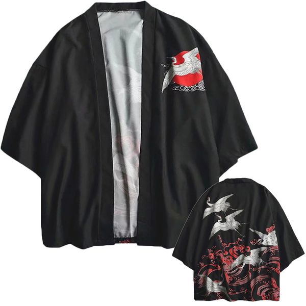 three quarter sleeve shirt mens casual korean fashion japanese streetwear beach floral shirt hawaiian shirts apr12, White;black
three quarter sleeve shirt mens casual korean fashion japanese streetwear beach floral shirt hawaiian shirts apr12, White;black