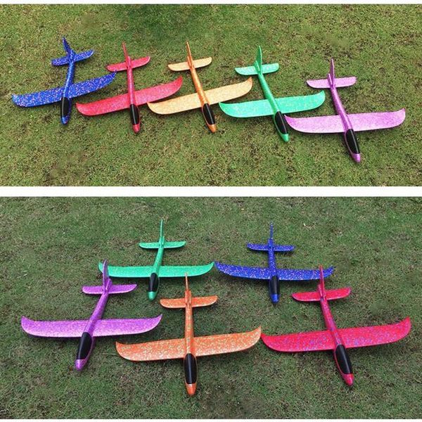 glider planes hand throw flying diy led flashing aircraft airplane model foam aeroplane party game toys for children kids gift
glider planes hand throw flying diy led flashing aircraft airplane model foam aeroplane party game toys for children kids gift