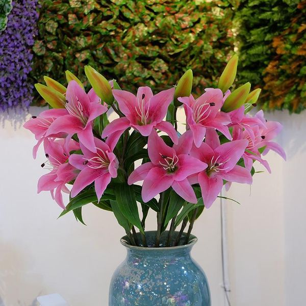real touch 3 heads artificial pu lily decorative silk flowers home decor wedding bridal bouquet
real touch 3 heads artificial pu lily decorative silk flowers home decor wedding bridal bouquet