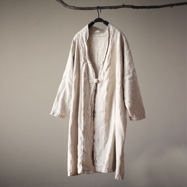 women's trench coats johnature women button 2021 autumn nine sleeve v-neck loose vintage linen casual, Tan;black
women's trench coats johnature women button 2021 autumn nine sleeve v-neck loose vintage linen casual, Tan;black
