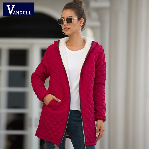 vangull warm women cotton parkas 2019 autumn winter long thick jacket red female clothing ladies velvet lamb hooded outerwear y190926, Black;white
vangull warm women cotton parkas 2019 autumn winter long thick jacket red female clothing ladies velvet lamb hooded outerwear y190926, Black;white