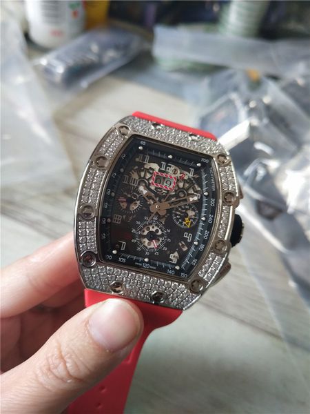 new arrival men's sport watch luxury watch mechanical wristwatch skeleton dial white rubber strap transparent glass back 007, Slivery;brown
new arrival men's sport watch luxury watch mechanical wristwatch skeleton dial white rubber strap transparent glass back 007, Slivery;brown