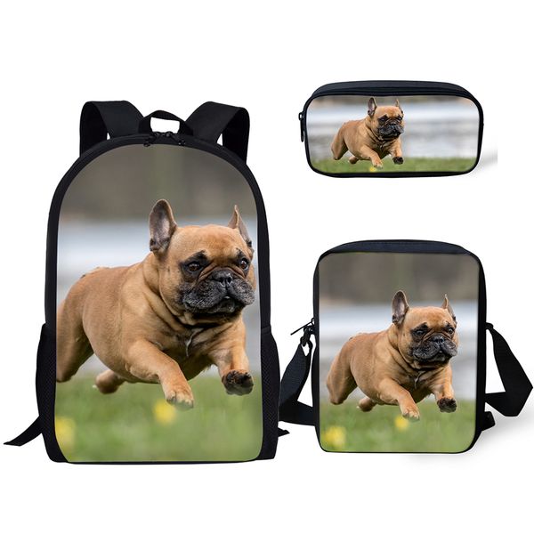 haoyun kids primary backpack clever bulldogs pattern school book bags cute animal design 3pc/set students back to school bag
haoyun kids primary backpack clever bulldogs pattern school book bags cute animal design 3pc/set students back to school bag