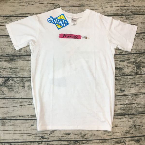 Summer Ripndip Printed Womens Tees Fashion Designer Short Sleeve Loose Female Tshirts Casual Black White Couple Tees
