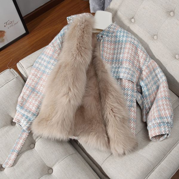 faux fur parka women 2018 fashion both side wear warm winter plaid wool fur coat female jacket with sash parkas mujer invierno y190926, Black;white
faux fur parka women 2018 fashion both side wear warm winter plaid wool fur coat female jacket with sash parkas mujer invierno y190926, Black;white