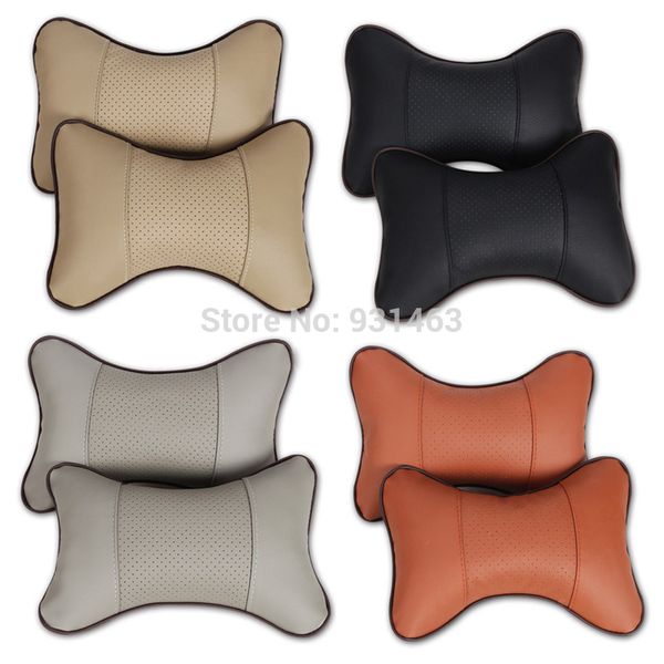 1pair car neck pillow headrest series bone pillow perforating design pu leather headrest auto safety accessories 
1pair car neck pillow headrest series bone pillow perforating design pu leather headrest auto safety accessories