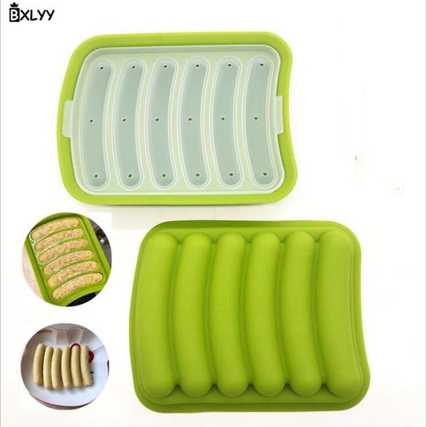 bxlyy 2019 new 6 with cover silicone sausage mold storage box diy baking mold kitchen gadget home decoration cooking tools.8z meat poultry
bxlyy 2019 new 6 with cover silicone sausage mold storage box diy baking mold kitchen gadget home decoration cooking tools.8z meat poultry