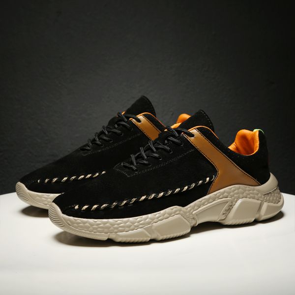 cimim brand men outdoor genuine leather fashion sneakers comfortable large size casual shoes luxury men tenis shoes, Black
cimim brand men outdoor genuine leather fashion sneakers comfortable large size casual shoes luxury men tenis shoes, Black