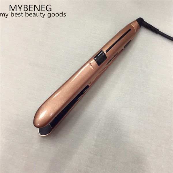 new rose gold hair straightener titanium alloy material panel straight hair splint rapid heating 2 in 1 perm tool 110-220v, Black
new rose gold hair straightener titanium alloy material panel straight hair splint rapid heating 2 in 1 perm tool 110-220v, Black