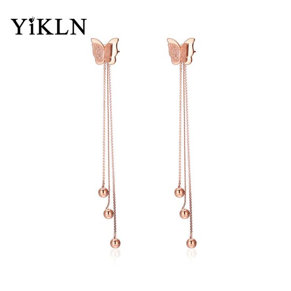 yikln fashion lady rose gold color stainless steel earrings butterflies long lines jewelry earrings for women girl gift ye17093, Golden
yikln fashion lady rose gold color stainless steel earrings butterflies long lines jewelry earrings for women girl gift ye17093, Golden