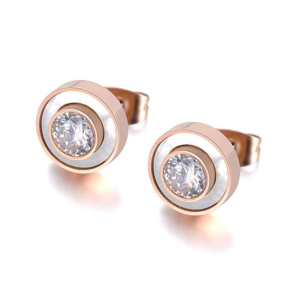 stud trendy stainless steel white shell earrings jewelry for women rose gold cz crystal anniversary je19029, Golden;silver
stud trendy stainless steel white shell earrings jewelry for women rose gold cz crystal anniversary je19029, Golden;silver
