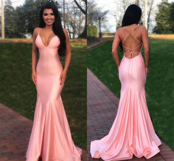 blush pink spaghetti mermaid prom dresses elegant open back evening gown long satin high bridesmaid formal party gown bm1556, Black;red
blush pink spaghetti mermaid prom dresses elegant open back evening gown long satin high bridesmaid formal party gown bm1556, Black;red