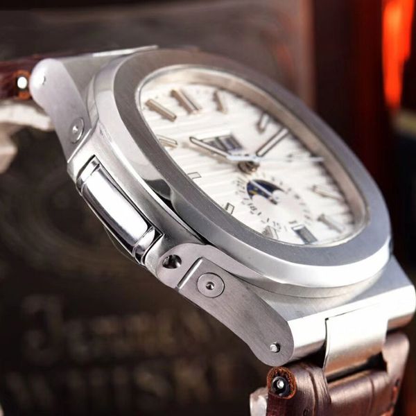 5726 automatic men's mechanical watches, sports series with sun, moon and stars 2pcs, Slivery;brown
5726 automatic men's mechanical watches, sports series with sun, moon and stars 2pcs, Slivery;brown