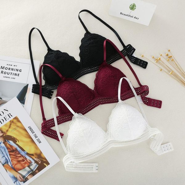 lace bralette bra women deep v seamless underwear soft thin comfortable breathable brassiere women girls triangle cup lingerie#d, Red;black
lace bralette bra women deep v seamless underwear soft thin comfortable breathable brassiere women girls triangle cup lingerie#d, Red;black