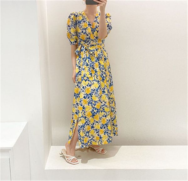 2020 new arrivals floral print split long summer dress for ladies v-neck feminine sundresses elegant fashion women's clothing, White;black
2020 new arrivals floral print split long summer dress for ladies v-neck feminine sundresses elegant fashion women's clothing, White;black