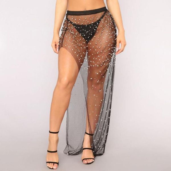 women bikini cover up swimwear sheer beach maxi wrap skirt sarong pareo irregular skirts, Black
women bikini cover up swimwear sheer beach maxi wrap skirt sarong pareo irregular skirts, Black