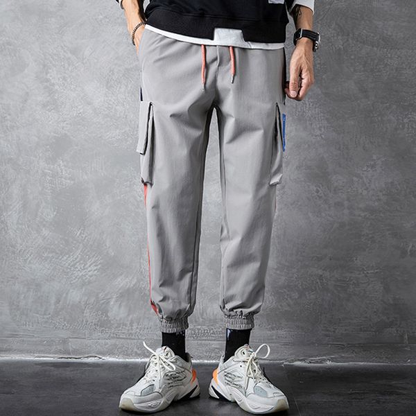 fashion streetwear pants men casual loose patchwork pockets trousers outdoor sports ankle-length cargo pants pantalones hombre, Black
fashion streetwear pants men casual loose patchwork pockets trousers outdoor sports ankle-length cargo pants pantalones hombre, Black