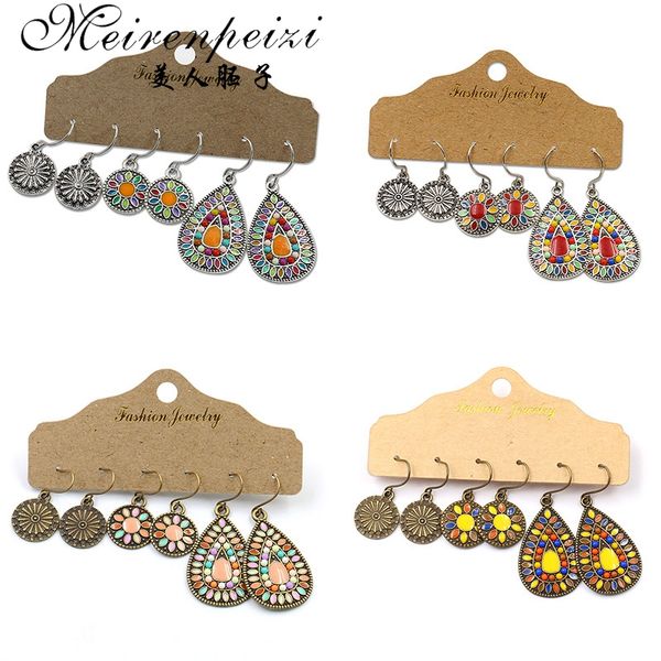 vintage ethnic new big round bronze earrings set for women bohemian flower shell tassel geometric water drop earring jewelry, Silver
vintage ethnic new big round bronze earrings set for women bohemian flower shell tassel geometric water drop earring jewelry, Silver