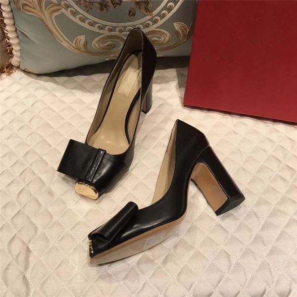 2020 brand fashion luxury designer women shoes high heels brand fashion luxury designer women shoes famous high heels women flats, Black