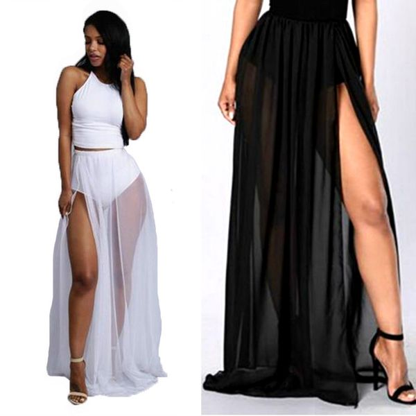 2019 womens beach mesh long skirts bikini cover up swimwear transparent split long maxi skirts plus size s-2xl, Black
2019 womens beach mesh long skirts bikini cover up swimwear transparent split long maxi skirts plus size s-2xl, Black