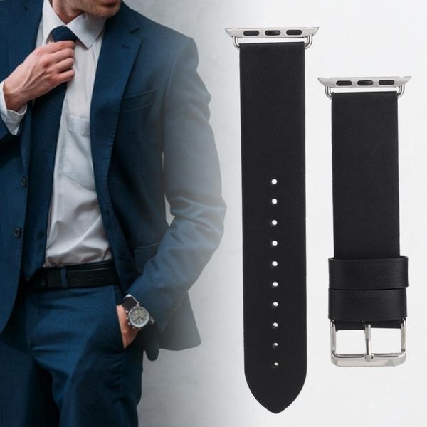 38mm 42mm adjustable solid color artificial leather wristwatch strap wear-resistant watch band replacement watch accessories, Black;brown
38mm 42mm adjustable solid color artificial leather wristwatch strap wear-resistant watch band replacement watch accessories, Black;brown