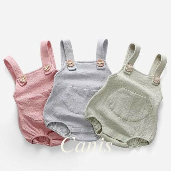 summer clothes newborn kids solid baby romper boy girl sleeveless button bodysuit outfits new fashion, Blue
summer clothes newborn kids solid baby romper boy girl sleeveless button bodysuit outfits new fashion, Blue