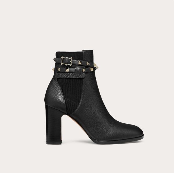 fashion designer women's boots brand lady ankle boots rivet short leather design women's booties designer women's booties, Black
fashion designer women's boots brand lady ankle boots rivet short leather design women's booties designer women's booties, Black
